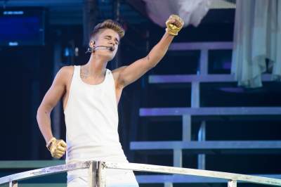 Justin Bieber performs on stage at Olympiahalle on March 28, 2013 in Munich, Germany