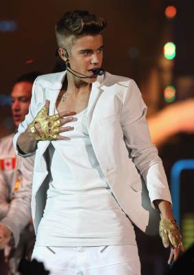 Justin Bieber performs at O2 World on March 31, 2013 in Berlin