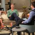 Peta Murgatroyd and Sean Lowe on Access Hollywood Live on April 11, 2013