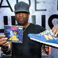 Chuck D with his New Balance kicks