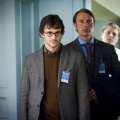 Hugh Dancy as Will Graham, Mads Mikkelsen as Dr. Hannibal Lecter