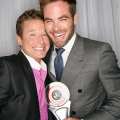 Billy Bush with Chris Pine at CinemaCon, Las Vegas, April 2013