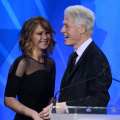 Jennifer Lawrence presents Former President of the United States Bill Clinton with the Advocate for Change Award onstage during the 24th Annual GLAAD Media Awards on April 20, 2013 in Los Angeles