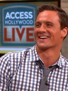Ryan Lochte appears on Access Hollywood Live on April 18, 2013