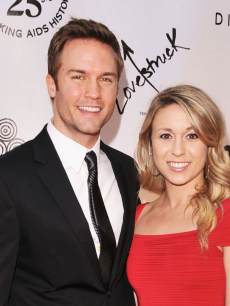 Scott Porter and Kelsey Mayfield seen at Cinema Against AIDS Toronto 2011 Benefitting amfAR and Dignitas at the Carlu Hotel on September 11, 2011 in Toronto