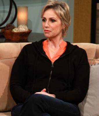 Jane Lynch visits Access Hollywood Live on April 15, 2013