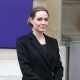 Angelina Jolie attends the G8 summit at Lancaster House on April 11, 2013 in London