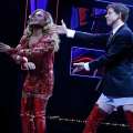 Billy Porter and Stark Sands perform at the ‘Kinky Boots’ Broadway opening night at the Al Hirschfeld Theatre on April 4, 2013 in New York City