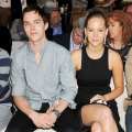 Nicholas Hoult and Jennifer Lawrence attend a cocktail reception during Amber Lounge Fashion Monaco 2012 at Le Meridien Beach Plaza Hotel on May 25, 2012 in Monaco