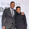 Will Smith and Jaden Smith pose for photo during the ‘After Earth’ Press Conference at the Ritz Carlton Tokyo on May 2, 2013 in Tokyo, Japan