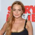 Lindsay Lohan arrives at the ‘Scary Movie 5’ premiere at the ArcLight Cinemas Cinerama Dome on April 11, 2013 in Hollywood, Calif.
