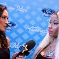Access’ Laura Saltman backstage with Nicki Minaj