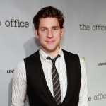 John Krasinski is seen at ‘The Office’ wrap party at in Los Angeles on March 17, 2013