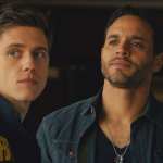 Aaron Tveit as Mike Warren, Daniel Sunjata as Paul Briggs in USA’s 2013 new summer series, ‘Graceland’