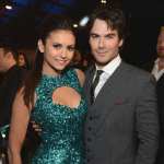 Nina Dobrev and Ian Somerhalder attend the Critics’ Choice Movie Awards 2013 with Skinnygirl Cocktails at Barkar Hangar on January 10, 2013 in Santa Monica, Calif.