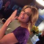 Savannah Guthrie flashes her engagement ring, in a photo Tweeted by Matt Lauer on May 13, 2013