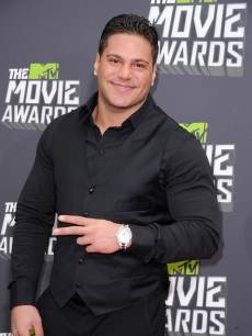 Ronnie Ortiz-Magro arrives at the 2013 MTV Movie Awards at Sony Pictures Studios on April 14, 2013 in Culver City, Calif.
