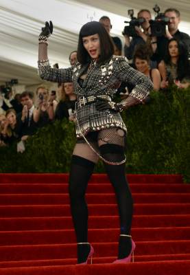 Madonna arrives at the Metropolitan Museum of Art’s Costume Institute Gala benefit in honor of the museum’s latest exhibit, ‘Punk: Chaos to Couture’ May 6, 2013 in New York
