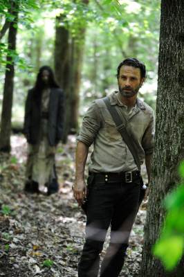 Andrew Lincoln as Rick Grimes in Season 4 of ‘The Walking Dead’