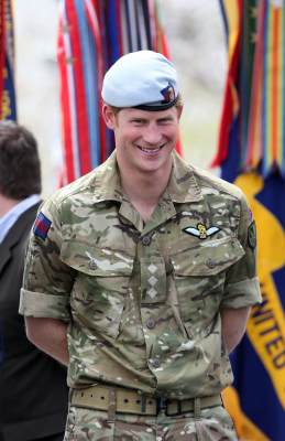 Prince Harry seen at the Warrior Games opening ceremony during the third day of his visit to the United States on May 11, 2013 in Colorado Springs, Colorado
