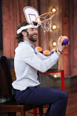 Bradley Cooper is seen playing a game on ‘Late Night with Jimmy Fallon’ on May 13, 2013