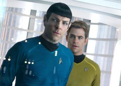 Zachary Quinto and Chris Pine in 2013’s ‘Star Trek Into Darkness’