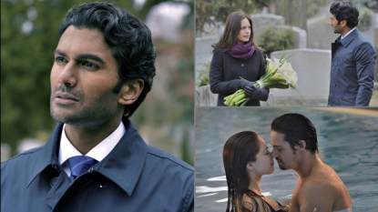 Sendhil Ramamurth in ‘Beauty and The Beast’ (left); A scene from this week’s episode with Kristin Kreuk and Jay Ryan (bottom right)