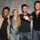 Usher, Shakira, Adam Levine and Blake Shelton arrive at the NBC’s ‘The Voice’ Season 4 Premiere at House of Blues Sunset Strip on May 8, 2013 in West Hollywood, Calif.