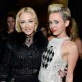 Madonna and Miley Cyrus attend the 2013 Billboard Music Awards at the MGM Grand Garden Arena on May 19, 2013 in Las Vegas