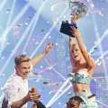 Kellie Pickler and Derek Hough seen after winning ‘Dancing With The Stars’ Season 16 on May 22, 2013