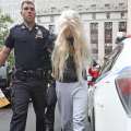 Amanda Bynes arriving for court in New York after being arrested for reckless endangerment after allegedly throwing a foot long bong out of her 36th floor New York apartment on May 24, 2013