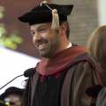 Ben Affleck receives an honorary Doctor of Fine Arts degree from Brown University at the 245th Commencement ceremony on May 26, 2013 in Providence, Rhode Island