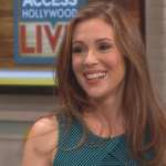 Alyssa Milano visits Access Hollywood Live, May 2013