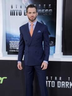 Actor Chris Pine arrives at the Los Angeles premiere of ‘Star Trek: Into Darkness’ at Dolby Theatre on May 14, 2013 in Hollywood, California. 