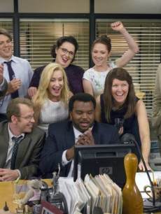 A scene from ‘The Office’ series finale