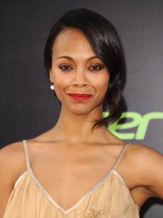 Zoe Saldana attends the premiere of ‘Star Trek Into Darkness’ at Dolby Theatre on May 14, 2013 in Hollywood