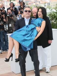 Alec Baldwin and Hilaria Baldwin attend the photocall for ‘Seduced and Abandoned’ during The 66th Annual Cannes Film Festival at Palais des Festivals on May 21, 2013 in Cannes, France