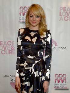 Emma Stone attends the 2013 Peace, Love & A Cure Triple Negative Breast Cancer Foundation Benefit on May 21, 2013 in Cresskill, New Jersey