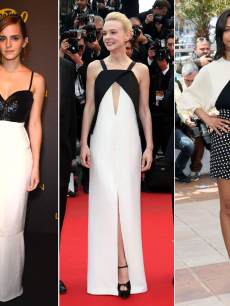 Black and white beauties at Cannes — Jennifer Lawrence, Emma Watson, Carey Mulligan, Zoe Saldana and Rooney Mara