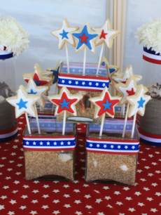 Jeanne Benedict’s Star Cookie Pops