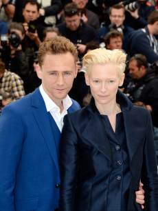  Tom Hiddleston and Tilda Swinton attend the ‘Only Lovers Left Alive’ Photocall during The 66th Annual Cannes Film Festival on May 25, 2013 in Cannes, France