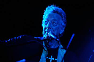 Ray Manzarek of The Doors performs at the 5th Annual Sunset Strip Music Festival official VIP party sponsored by Black Star Beer and Virgin America at Sky Bar, Mondrian Hotel, West Hollywood, on August 17, 2012