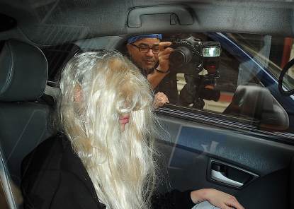 Amanda Bynes departs Manhattan Central Booking at Manhattan Criminal Court on May 24, 2013 in New York City