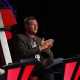 Blake Shelton in his coach chair on ‘The Voice,’ May 20, 2013