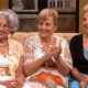 ‘Golden Sisters’ stars Teresa, Mary and Josie on Access Hollywood Live on  May 22, 2013 (inset:Shia LaBeouf)