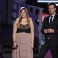 Holly Tucker and Carson Daly on ‘The Voice’