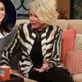 Joan Rivers visits Access Hollywood Live on June 11, 2013