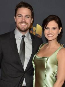 Stephen Amell and Cassandra Jean arrive at the Canadian Screen Awards at the Sony Centre for the Performing Arts on March 3, 2013