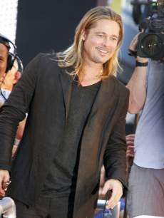 Brad Pitt attends ‘World War Z’ New York Premiere on June 17, 2013 in New York City