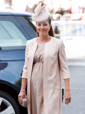 Catherine, Duchess of Cambridge attends a service marking the 60th anniversary of the Queen’s coronation at Westminster Abbey on June 4, 2013 in London